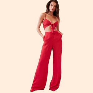 Andjela Red Pant Set